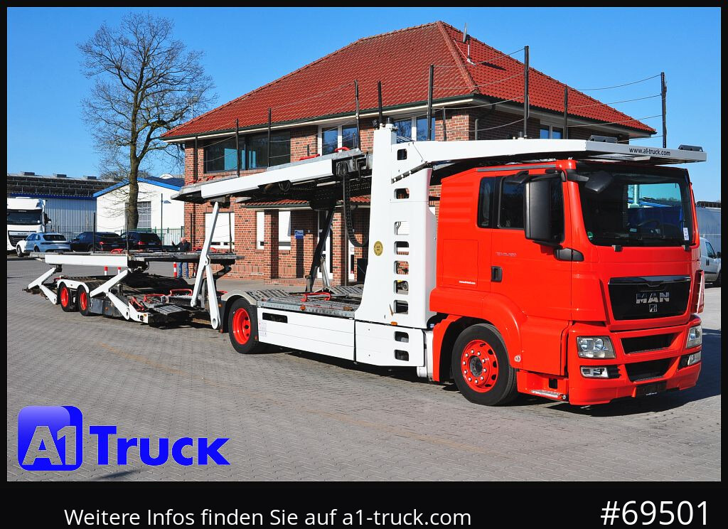 MAN 18.400 TGX, Autotransporter Kässbohrer, - Автовоз камион: снимка 1 MAN 18.400 TGX, Autotransporter Kässbohrer, - Автовоз камион: снимка 1
