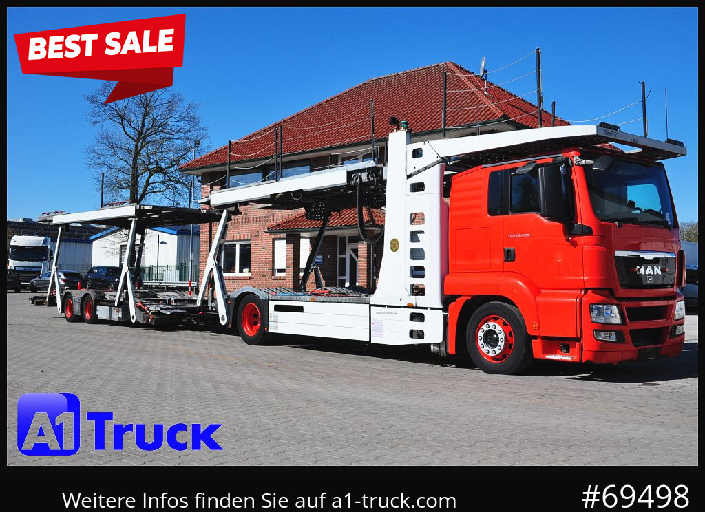 MAN 18.400 TGX, Autotransporter Kässbohrer, - Автовоз камион: снимка 1 MAN 18.400 TGX, Autotransporter Kässbohrer, - Автовоз камион: снимка 1