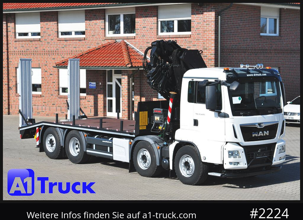 MAN TGS 35.470, Hiab SX 322 E6 Jib, 8x2 - Камион с кран: снимка 1 MAN TGS 35.470, Hiab SX 322 E6 Jib, 8x2 - Камион с кран: снимка 1