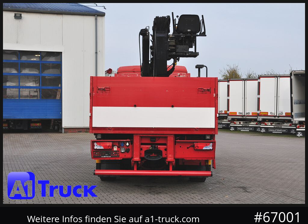 Камион с кран, Бордови камион MAN TGX 26.400, Hiab Kran, Lenk-Liftachse,: снимка 8