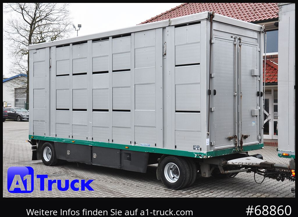 MENKE Menke-Janzen 3 Stock, Hubdach, durchlader, - За превоз на животни ремарке: снимка 1 MENKE Menke-Janzen 3 Stock, Hubdach, durchlader, - За превоз на животни ремарке: снимка 1