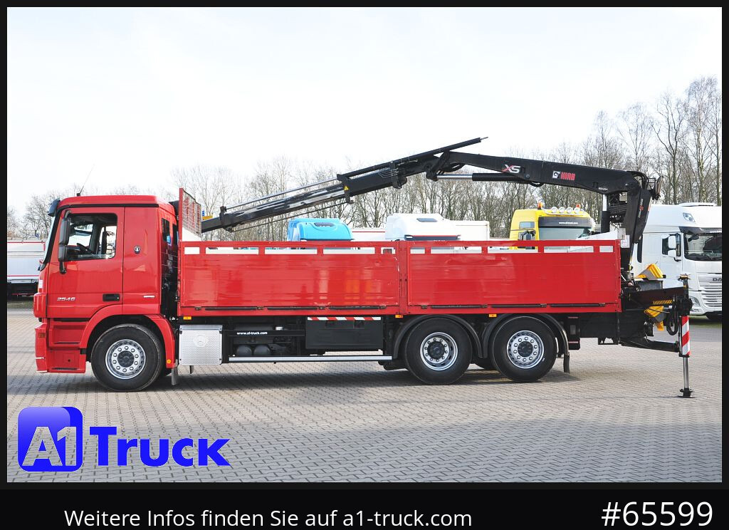 Лизинг на MERCEDES-BENZ Actros 2546 MP 3, HIAB Kran, Lift-Lenkachse, MERCEDES-BENZ Actros 2546 MP 3, HIAB Kran, Lift-Lenkachse,: снимка 11