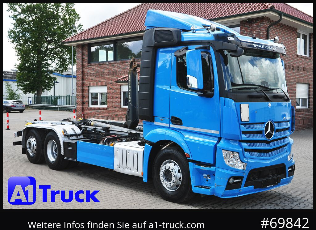 MERCEDES-BENZ Actros 2645, , Meiller RS21.65 Lift-Lenkachse, - Мултилифт с кука камион: снимка 1 MERCEDES-BENZ Actros 2645, , Meiller RS21.65 Lift-Lenkachse, - Мултилифт с кука камион: снимка 1