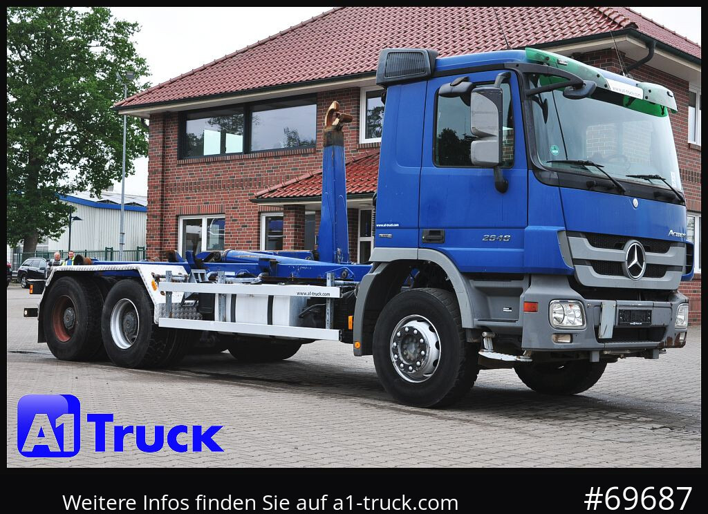 MERCEDES-BENZ Actros 2646 BL 6x4 MP3, Meiller 20.65, Lift - Мултилифт с кука камион: снимка 1 MERCEDES-BENZ Actros 2646 BL 6x4 MP3, Meiller 20.65, Lift - Мултилифт с кука камион: снимка 1
