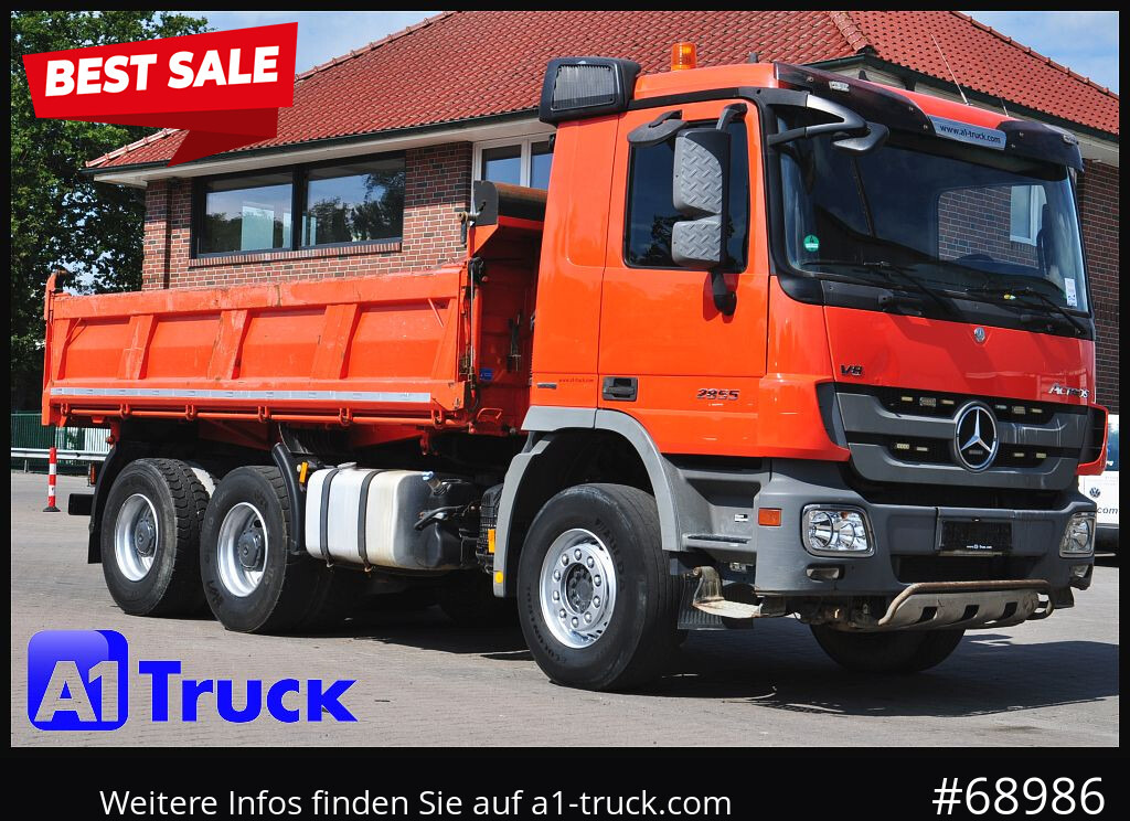 MERCEDES-BENZ Actros 2655 ,V8, 6x4 Meiller Klima , EPS - Самосвал камион: снимка 1 MERCEDES-BENZ Actros 2655 ,V8, 6x4 Meiller Klima , EPS - Самосвал камион: снимка 1