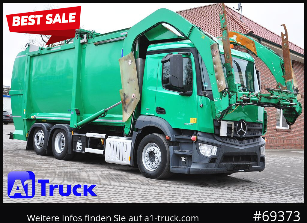 MERCEDES-BENZ Antos 2533, HS Millenium XXL37 Überkopflader, - Боклукчийска кола: снимка 1 MERCEDES-BENZ Antos 2533, HS Millenium XXL37 Überkopflader, - Боклукчийска кола: снимка 1