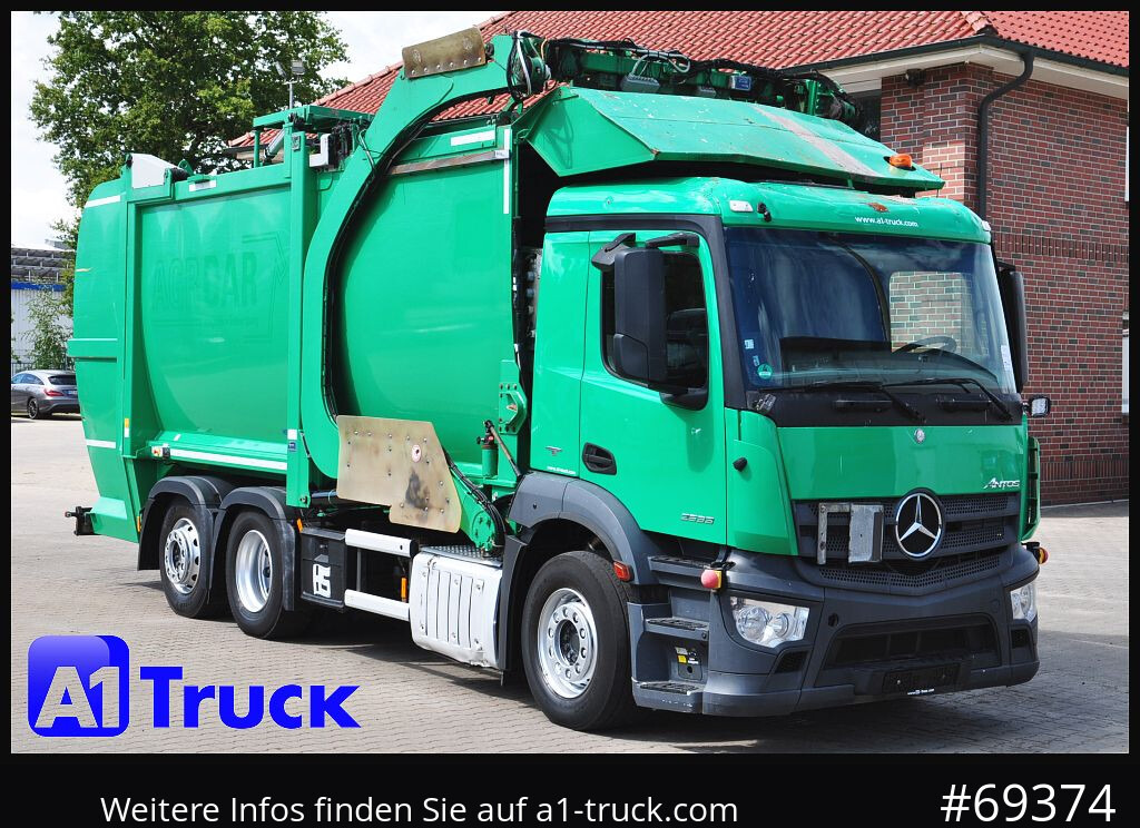 MERCEDES-BENZ Antos 2533, HS Millenium XXL37 Überkopflader, - Боклукчийска кола: снимка 1 MERCEDES-BENZ Antos 2533, HS Millenium XXL37 Überkopflader, - Боклукчийска кола: снимка 1