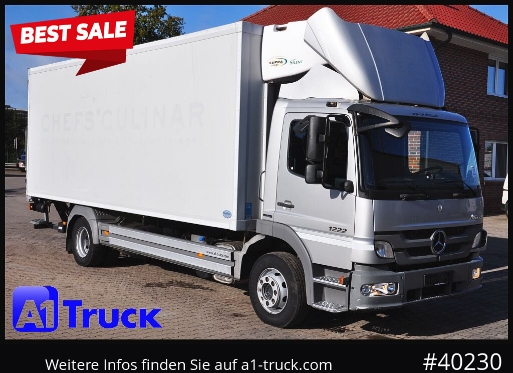 MERCEDES-BENZ Atego 1222, Kühlkoffer, Carrier Supra 1150 Mt, LBW - Рефрижератор камион: снимка 1 MERCEDES-BENZ Atego 1222, Kühlkoffer, Carrier Supra 1150 Mt, LBW - Рефрижератор камион: снимка 1