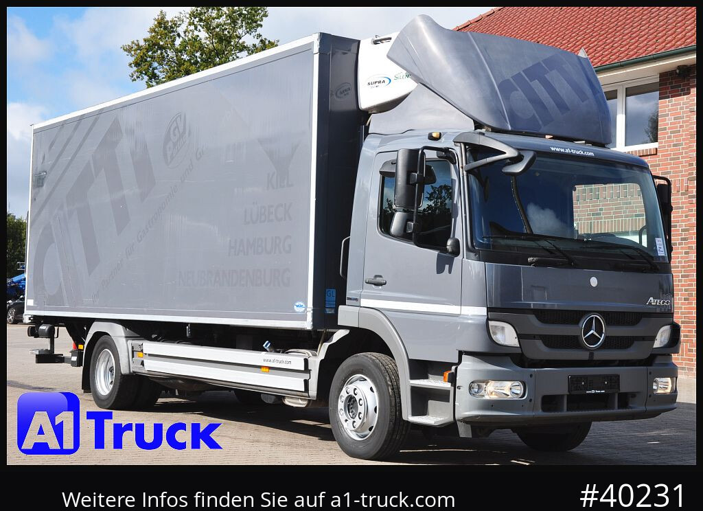 MERCEDES-BENZ Atego 1222, Kühlkoffer, Carrier Supra 850 Mt, LBW - Рефрижератор камион: снимка 1 MERCEDES-BENZ Atego 1222, Kühlkoffer, Carrier Supra 850 Mt, LBW - Рефрижератор камион: снимка 1