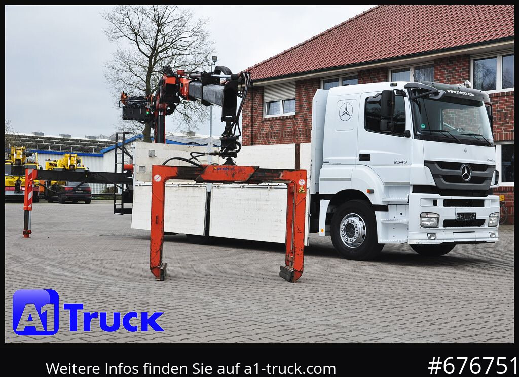 MERCEDES-BENZ Axor 2543, Atlas 170.2 Kran, Lift-Lenkachse, - Бордови камион, Камион с кран: снимка 1 MERCEDES-BENZ Axor 2543, Atlas 170.2 Kran, Lift-Lenkachse, - Бордови камион, Камион с кран: снимка 1