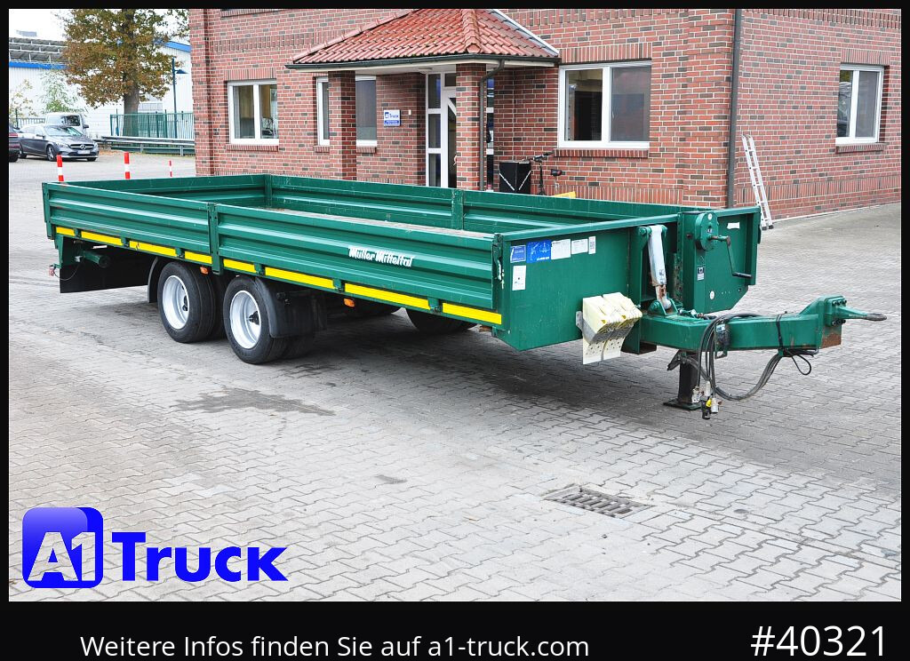 MUELLER-MITTELTAL ETU-TA 13.5 Tandem, Twistlock, Container - Нискорамна площадка ремарке: снимка 1 MUELLER-MITTELTAL ETU-TA 13.5 Tandem, Twistlock, Container - Нискорамна площадка ремарке: снимка 1