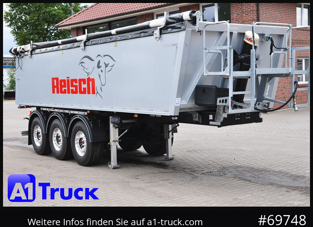 REISCH RHKS, Alu-Kippmulde 26m³, Lift SAF, - Самосвал полуремарке: снимка 1 REISCH RHKS, Alu-Kippmulde 26m³, Lift SAF, - Самосвал полуремарке: снимка 1