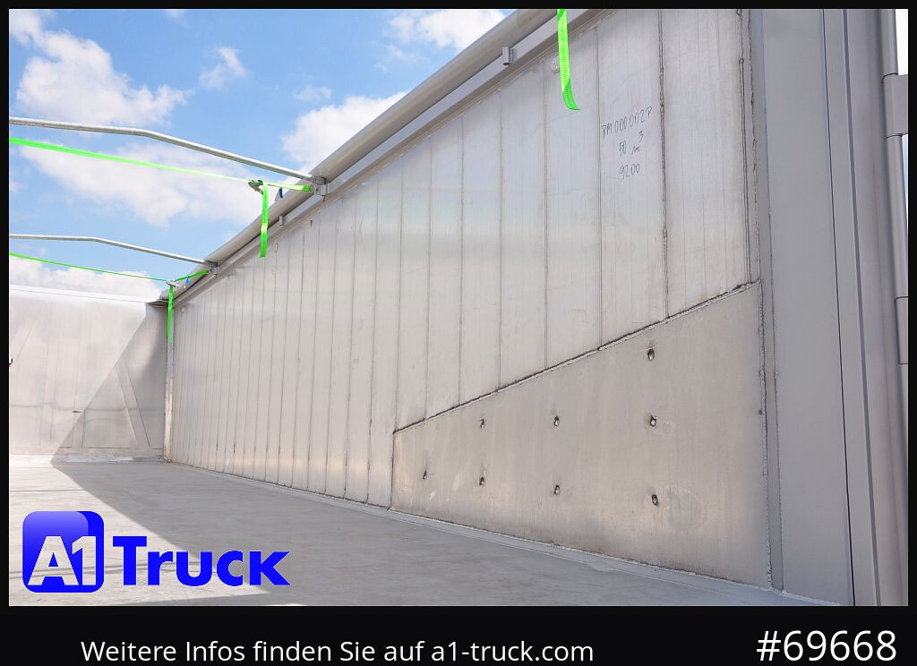 REISCH RHKS, Alu-Kippmulde 50m³, NEU Kombitüren, Alufelgen, Liftachse, - Самосвал полуремарке: снимка 3 REISCH RHKS, Alu-Kippmulde 50m³, NEU Kombitüren, Alufelgen, Liftachse, - Самосвал полуремарке: снимка 3