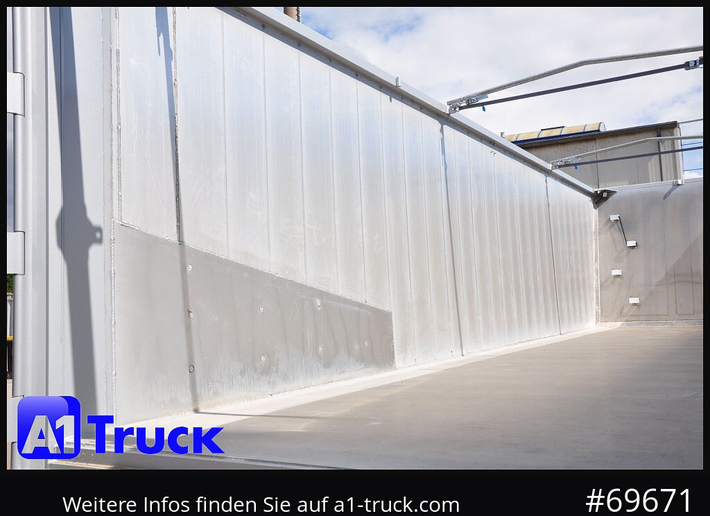 REISCH RHKS, Alu-Kippmulde 52m³, Kombitüren, Alufelgen, Liftachse, - Самосвал полуремарке: снимка 2 REISCH RHKS, Alu-Kippmulde 52m³, Kombitüren, Alufelgen, Liftachse, - Самосвал полуремарке: снимка 2