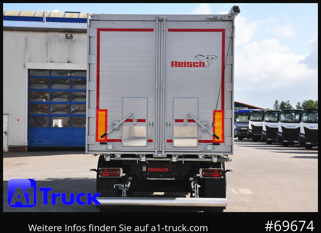 Нови Самосвал полуремарке REISCH RHKS, Alu-Kippmulde 54m³, Kombitüren, Alufelgen, Liftachse,: снимка 10