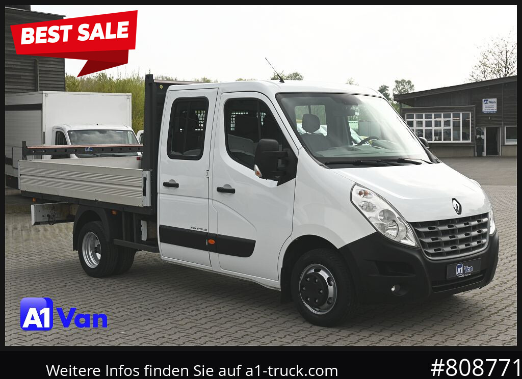 RENAULT Master Pritsche Doka, AHK 3,5Tonnen , Klima, Luftfederung - Бордови бус: снимка 1 RENAULT Master Pritsche Doka, AHK 3,5Tonnen , Klima, Luftfederung - Бордови бус: снимка 1