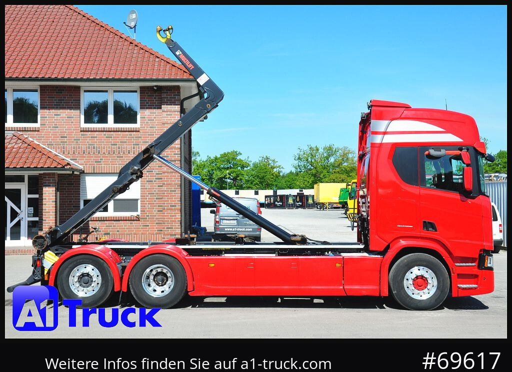 SCANIA R500, Abrollkipper, HIAB, Lift-Lenkachse, - Мултилифт с кука камион: снимка 3 SCANIA R500, Abrollkipper, HIAB, Lift-Lenkachse, - Мултилифт с кука камион: снимка 3