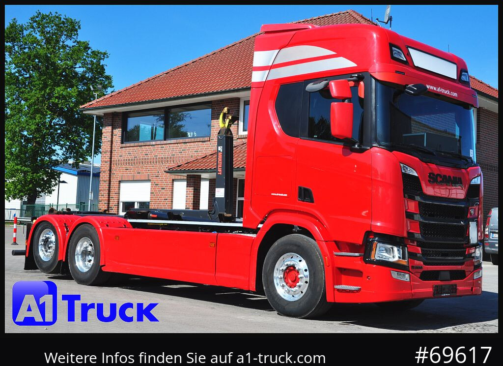 SCANIA R500, Abrollkipper, HIAB, Lift-Lenkachse, - Мултилифт с кука камион: снимка 1 SCANIA R500, Abrollkipper, HIAB, Lift-Lenkachse, - Мултилифт с кука камион: снимка 1