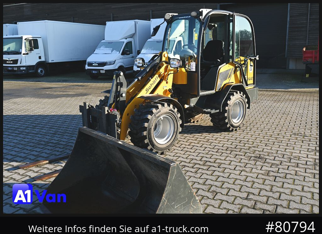 Колесен товарач SCHAEFFER Schäffer 2445S Hoflader, Gabel, 127 Bstd.: снимка 14