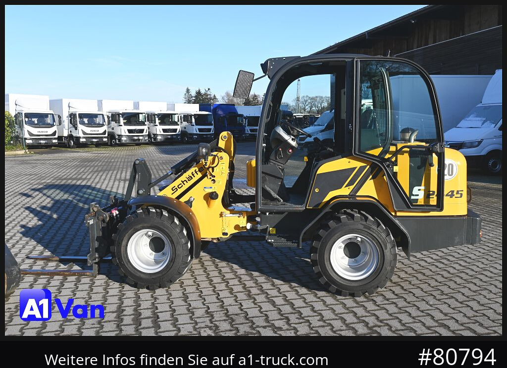 Колесен товарач SCHAEFFER Schäffer 2445S Hoflader, Gabel, 127 Bstd.: снимка 13