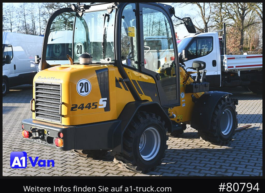 Колесен товарач SCHAEFFER Schäffer 2445S Hoflader, Gabel, 127 Bstd.: снимка 10