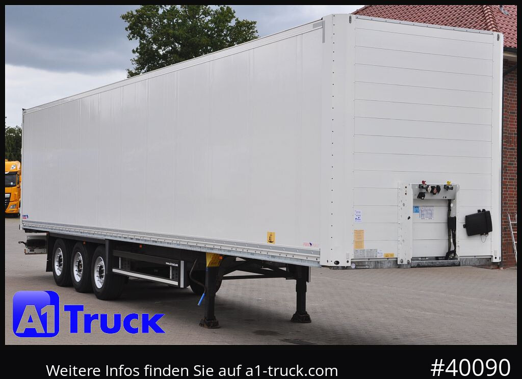 SCHMITZ Koffer, Trockenfracht, 1 Vorbesitzer - Затворена каросерия полуремарке: снимка 1 SCHMITZ Koffer, Trockenfracht, 1 Vorbesitzer - Затворена каросерия полуремарке: снимка 1