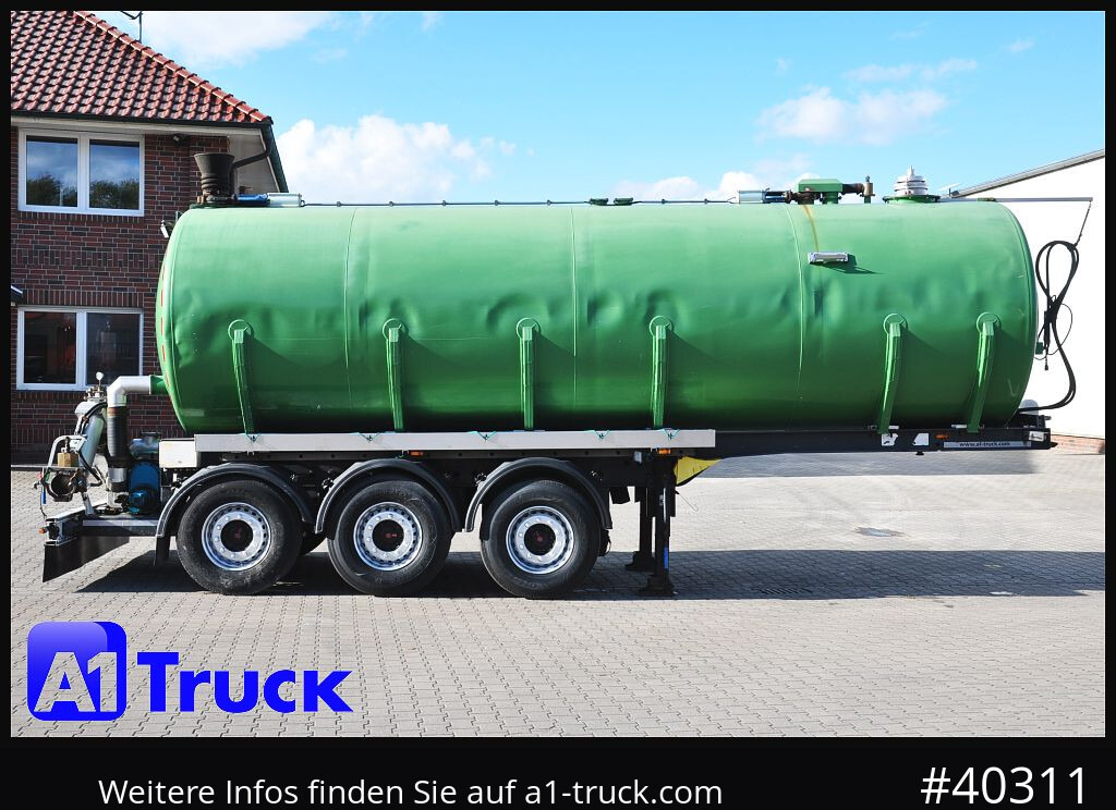Полуремарке цистерна SCHWARTE JANSKY Kumm TA 30/3, 30m³, Gülle, Gärreste, Lenkachse: снимка 8