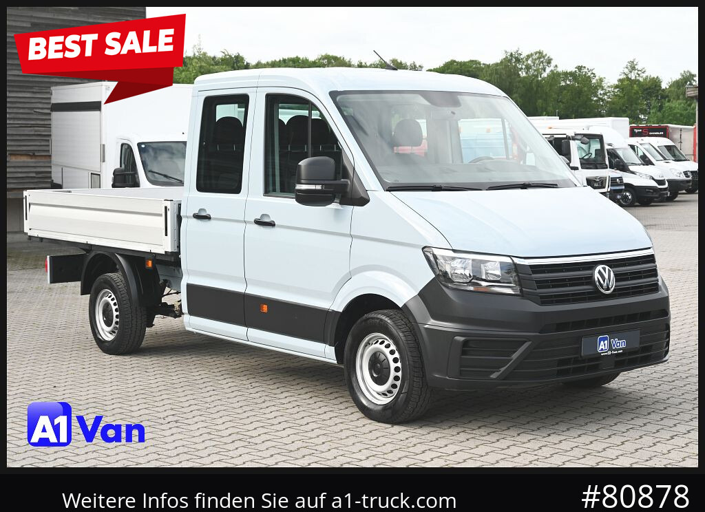 VOLKSWAGEN Crafter 35 Pritsche Doka, AHK, 7-Sitzer, Heckantrieb - Бордови бус, Бус с двойна кабина: снимка 1 VOLKSWAGEN Crafter 35 Pritsche Doka, AHK, 7-Sitzer, Heckantrieb - Бордови бус, Бус с двойна кабина: снимка 1
