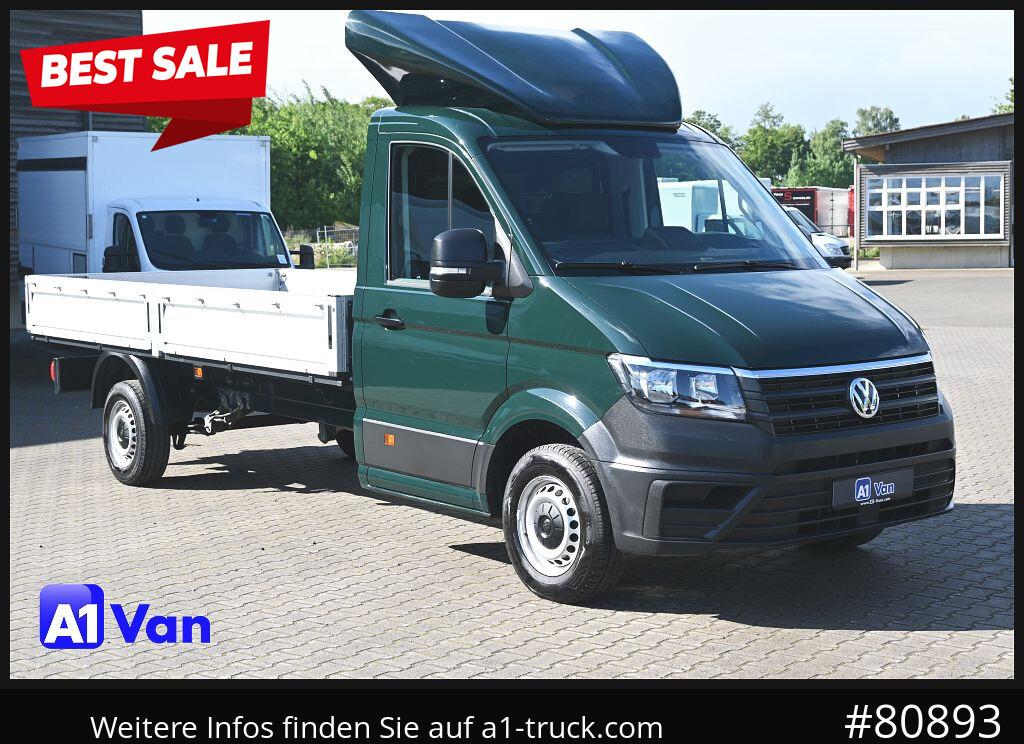 VOLKSWAGEN Crafter 35 Pritsche Maxi, Klima, AHK, - Бордови бус: снимка 1 VOLKSWAGEN Crafter 35 Pritsche Maxi, Klima, AHK, - Бордови бус: снимка 1