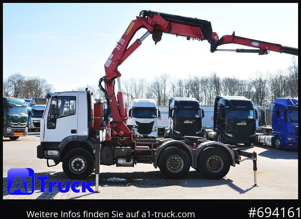 Лизинг на IVECO-MAGIRUS 420 6x4, HMF3722 Jib Funk Seilwinde, IVECO-MAGIRUS 420 6x4, HMF3722 Jib Funk Seilwinde,: снимка 11