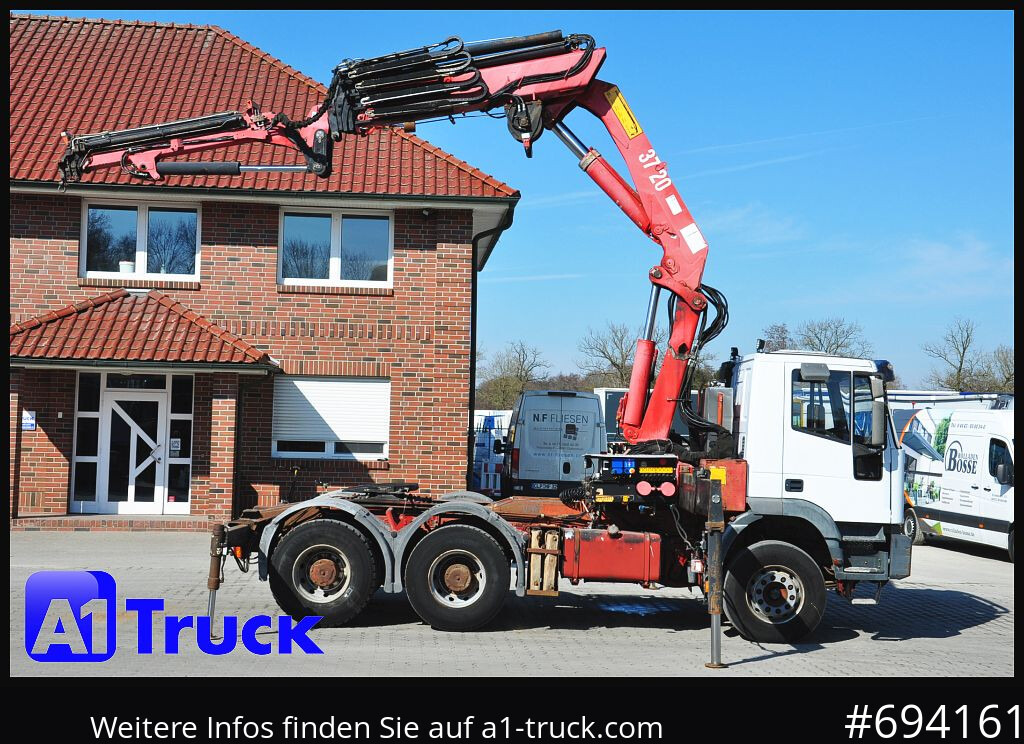 Лизинг на IVECO-MAGIRUS 420 6x4, HMF3722 Jib Funk Seilwinde, IVECO-MAGIRUS 420 6x4, HMF3722 Jib Funk Seilwinde,: снимка 8