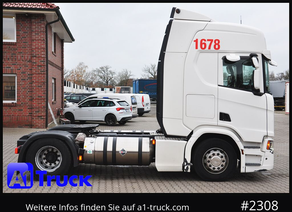 Влекач SCANIA R410 LNG Retarder Navi, ADR GGVS: снимка 8