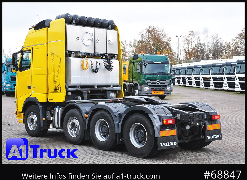 Влекач VOLVO FH16, 750, 8x4,Schwerlast 180to, 8x4, Hydraulik, Top Zustand: снимка 10
