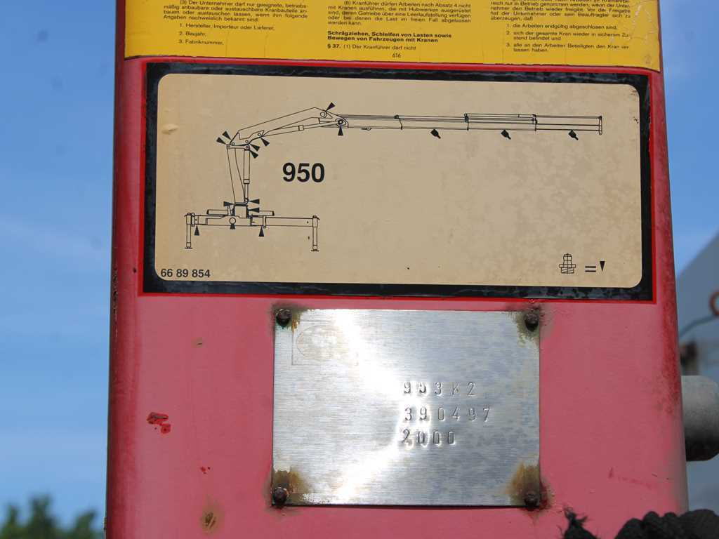 Лизинг на  DAF CF 240, HYDRAULIC ARM HMF 953 K2, PNEU 80% DAF CF 240, HYDRAULIC ARM HMF 953 K2, PNEU 80%: снимка 16