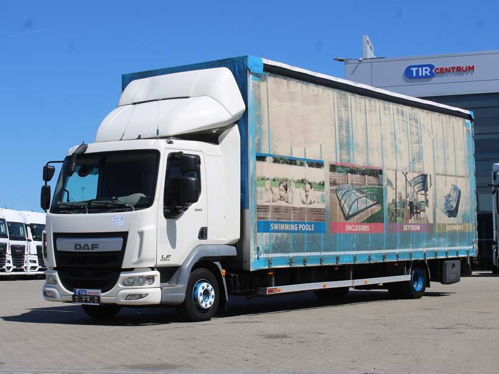 DAF LF 250 FA, EURO 6 - Камион с брезент: снимка 1 DAF LF 250 FA, EURO 6 - Камион с брезент: снимка 1
