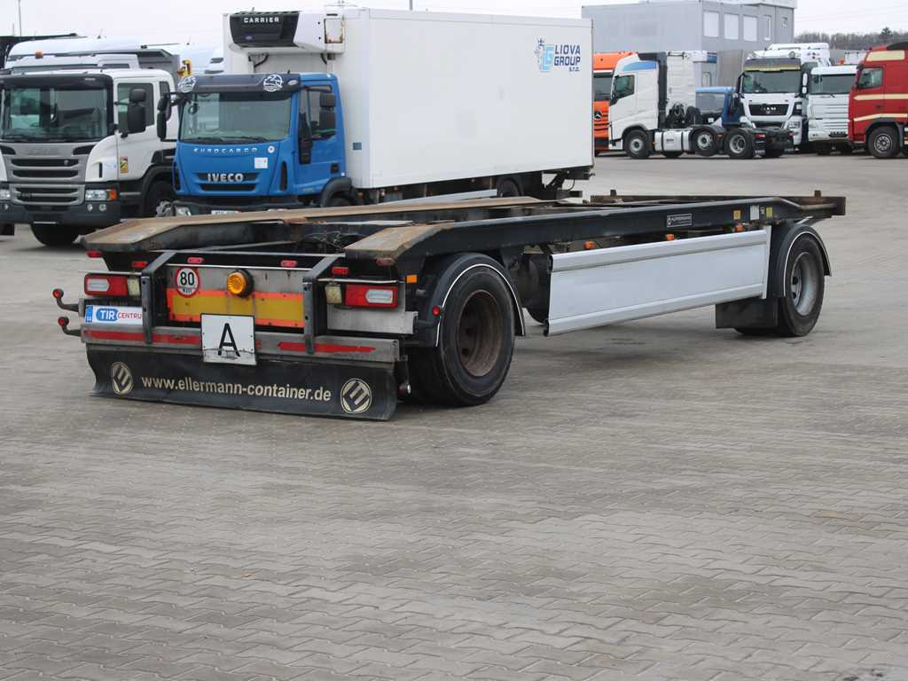 Hüffermann HAR 18.70, SAF AXLES, TIRES 80% - Мултилифт/ Лифтдъмпер ремарке: снимка 4 Hüffermann HAR 18.70, SAF AXLES, TIRES 80% - Мултилифт/ Лифтдъмпер ремарке: снимка 4