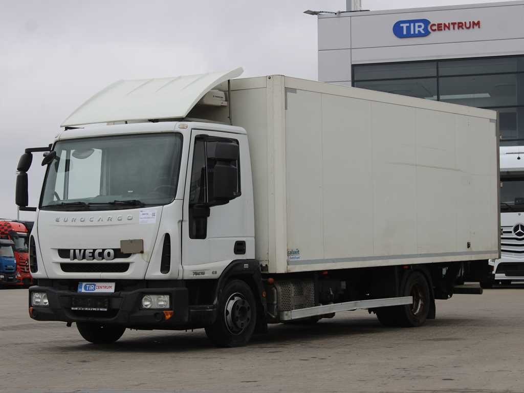 Iveco EUROCARGO 75E19, THERMO KING C - 450e, HYDRAULIC FRONT - Рефрижератор камион: снимка 1 Iveco EUROCARGO 75E19, THERMO KING C - 450e, HYDRAULIC FRONT - Рефрижератор камион: снимка 1