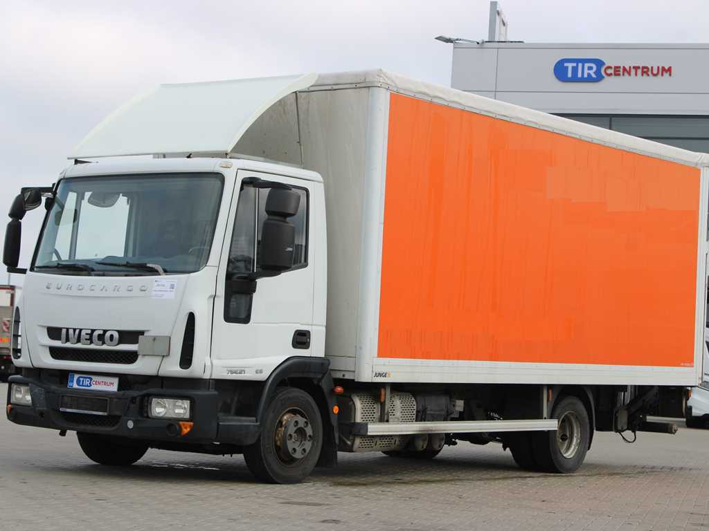 Iveco EUROCARGO 75E21, HYDRAULIC FRONT, EURO 6 - Камион фургон: снимка 1 Iveco EUROCARGO 75E21, HYDRAULIC FRONT, EURO 6 - Камион фургон: снимка 1
