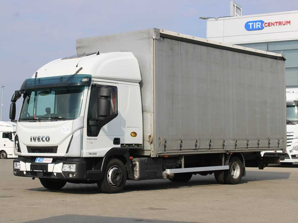 Нови Камион с брезент Iveco EUROCARGO 75E210, EURO 6, PNEU 80%: снимка 1