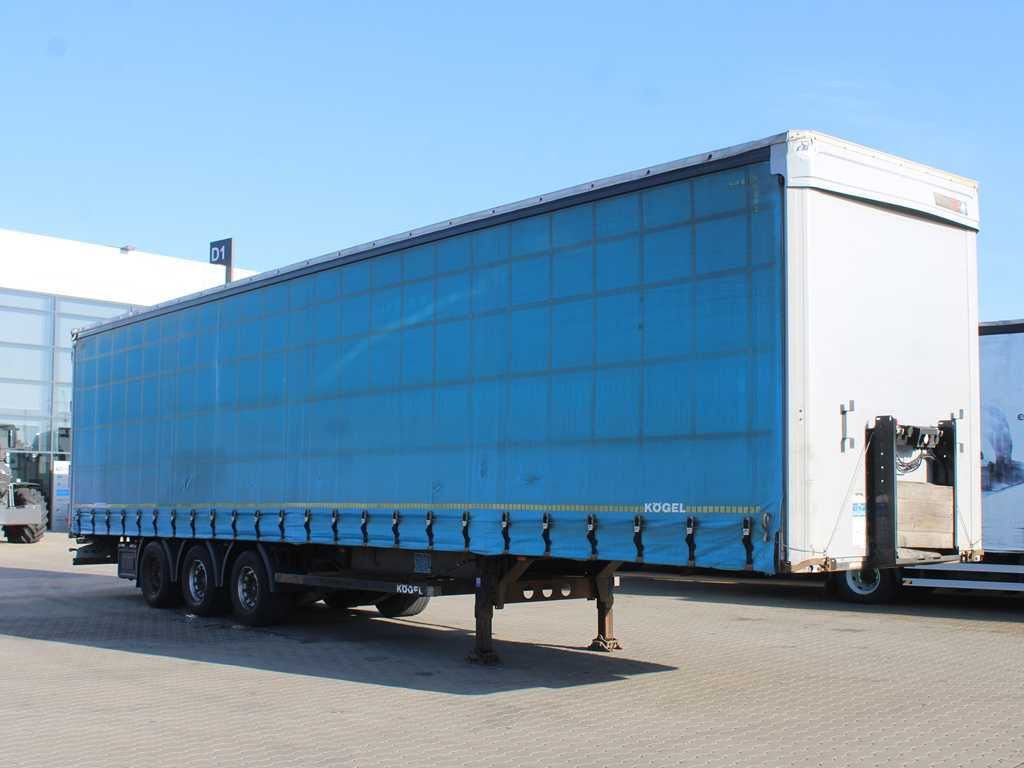 Kögel S 24, LOWDECK, LIFTING AXLE, LIFTING ROOF, MULTILOCK - Брезентово полуремарке: снимка 3 Kögel S 24, LOWDECK, LIFTING AXLE, LIFTING ROOF, MULTILOCK - Брезентово полуремарке: снимка 3