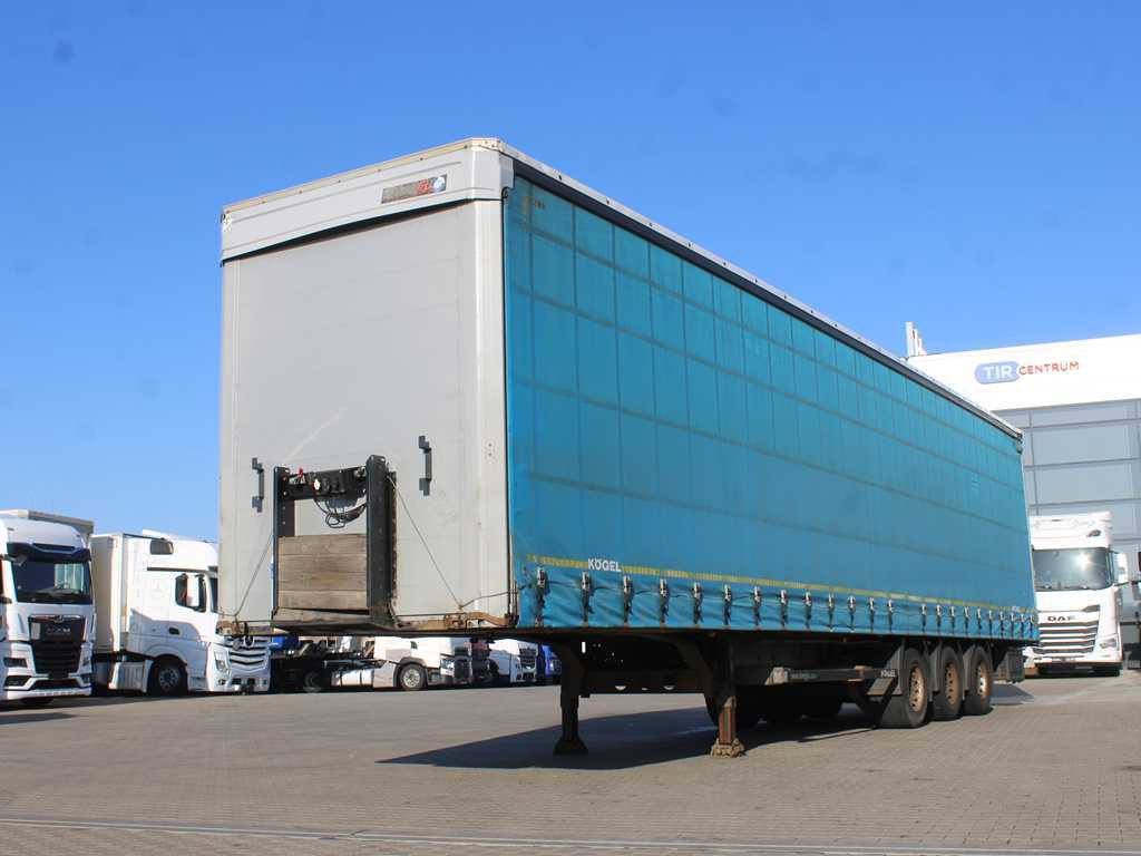 Kögel S 24, LOWDECK, LIFTING AXLE, LIFTING ROOF, MULTILOCK - Брезентово полуремарке: снимка 1 Kögel S 24, LOWDECK, LIFTING AXLE, LIFTING ROOF, MULTILOCK - Брезентово полуремарке: снимка 1