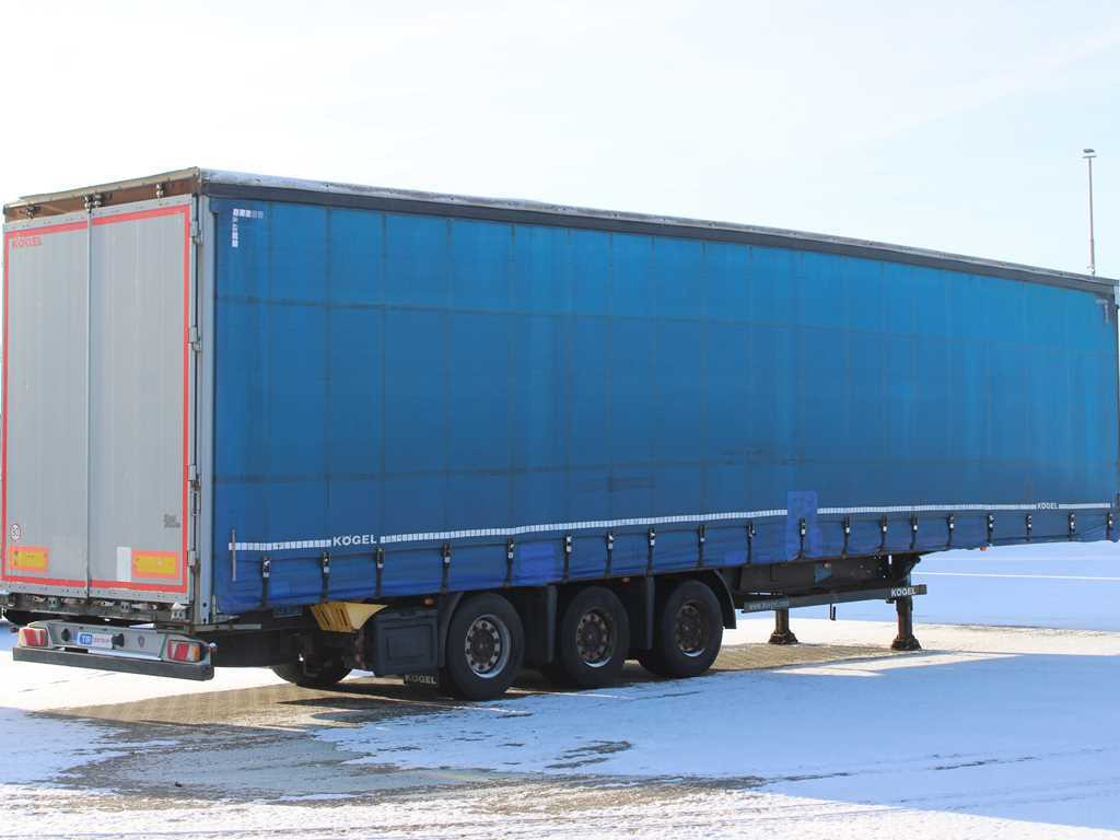 Kögel S24-1, LOWDECK, LIFTING AXLE, SAF, LIFTING ROOF - Брезентово полуремарке: снимка 4 Kögel S24-1, LOWDECK, LIFTING AXLE, SAF, LIFTING ROOF - Брезентово полуремарке: снимка 4