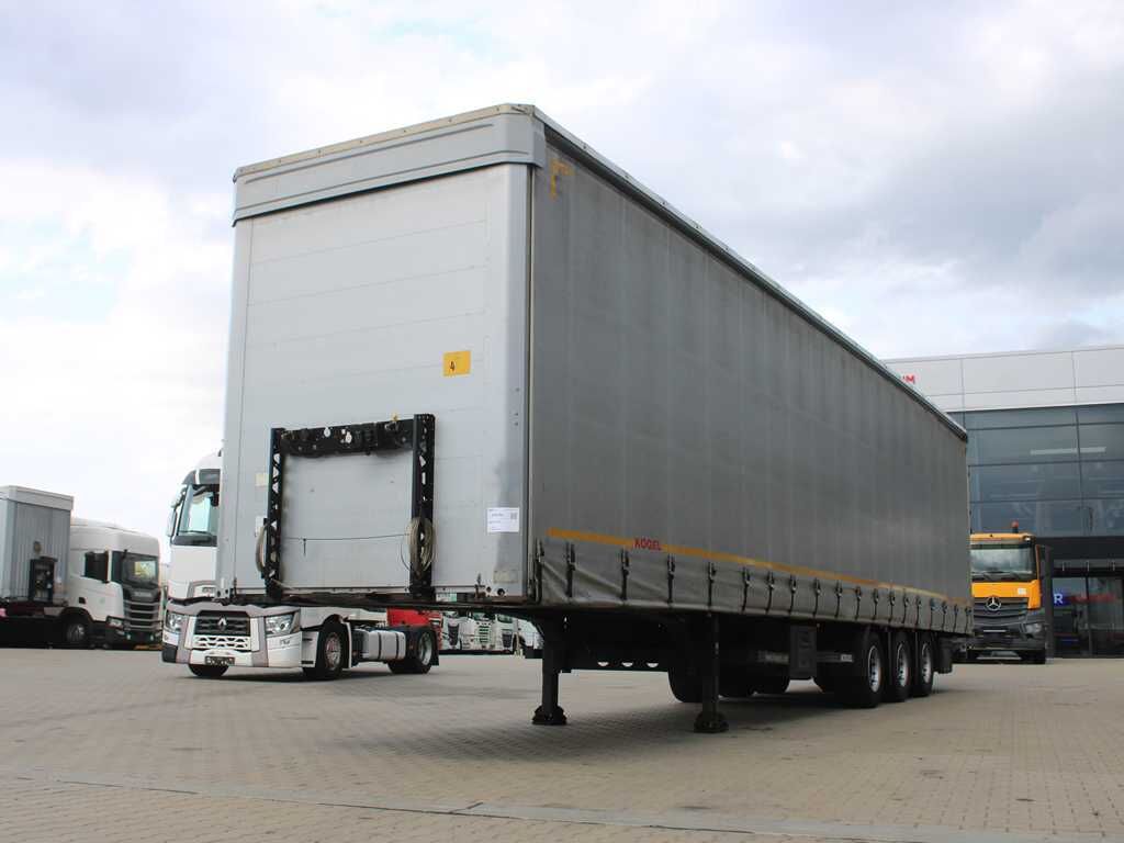 Kögel SN 24, LOWDECK, LIFT AXLE, LIFTING ROOF, SAF - Брезентово полуремарке: снимка 1 Kögel SN 24, LOWDECK, LIFT AXLE, LIFTING ROOF, SAF - Брезентово полуремарке: снимка 1