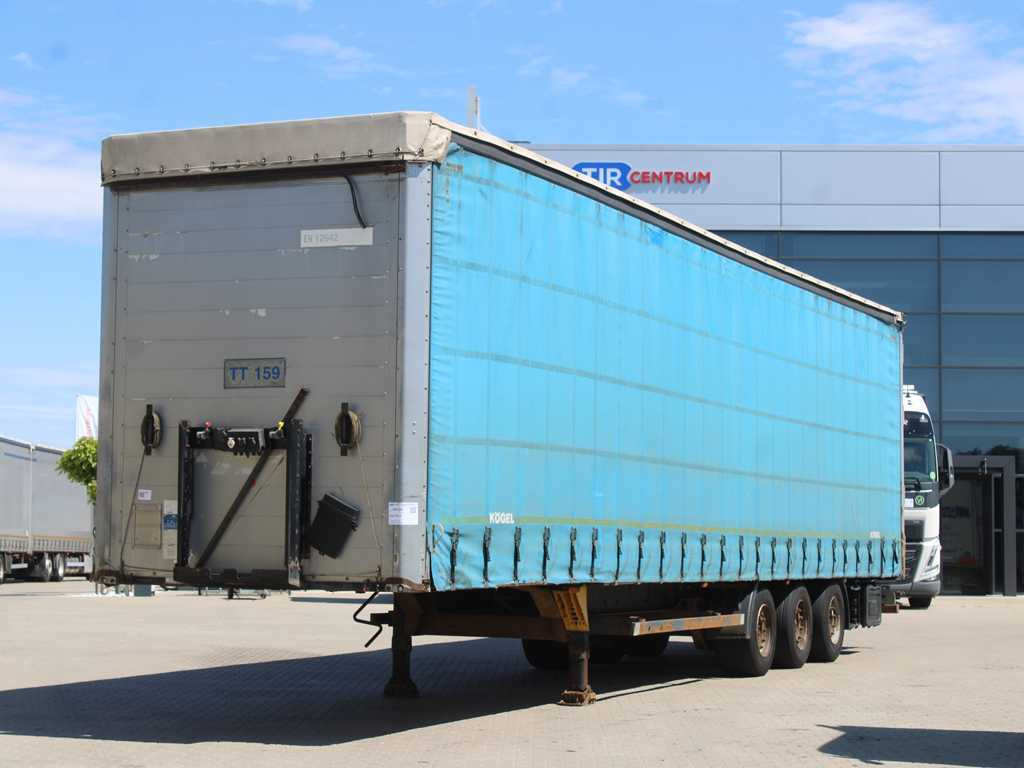 Kögel SN 24, LOWDECK, LIFT AXLE, MULTILOCK, SAF - Брезентово полуремарке: снимка 1 Kögel SN 24, LOWDECK, LIFT AXLE, MULTILOCK, SAF - Брезентово полуремарке: снимка 1