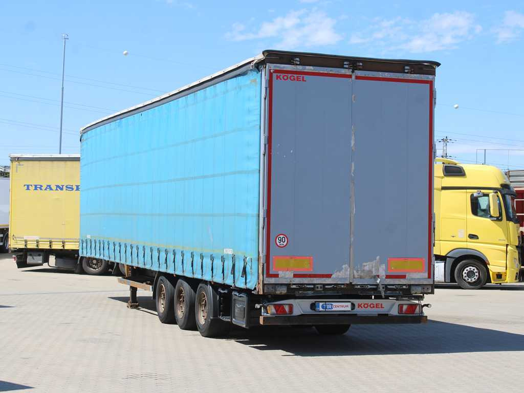 Kögel SN 24, LOWDECK, LIFT AXLE, MULTILOCK, SAF - Брезентово полуремарке: снимка 5 Kögel SN 24, LOWDECK, LIFT AXLE, MULTILOCK, SAF - Брезентово полуремарке: снимка 5