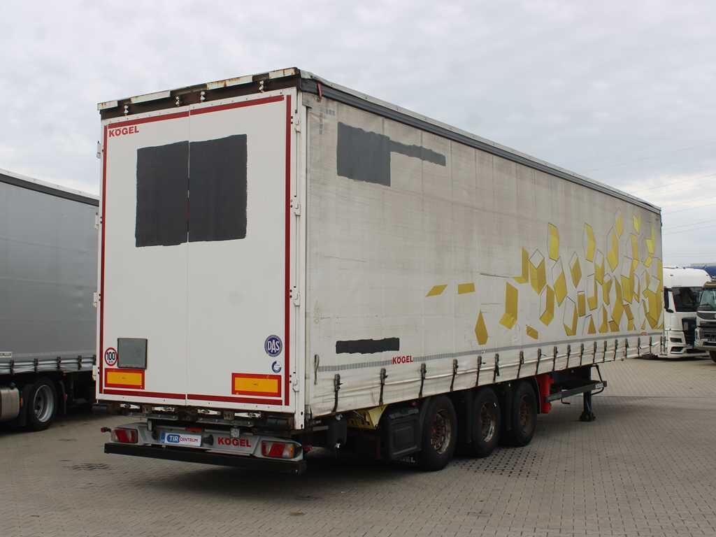 Kögel SN24, LOWDECK, SAF, LIFT AXLE, MULTILOCK, LIFTING ROOF - Брезентово полуремарке: снимка 4 Kögel SN24, LOWDECK, SAF, LIFT AXLE, MULTILOCK, LIFTING ROOF - Брезентово полуремарке: снимка 4