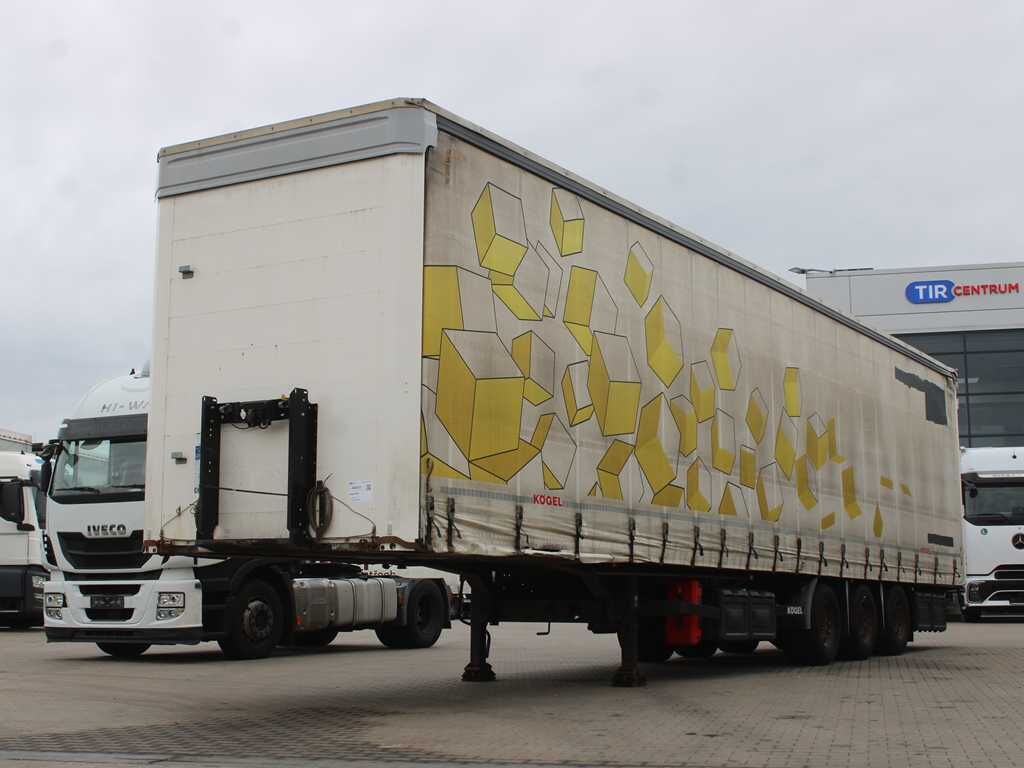 Kögel SN24, LOWDECK, SAF, LIFT AXLE, MULTILOCK, LIFTING ROOF - Брезентово полуремарке: снимка 1 Kögel SN24, LOWDECK, SAF, LIFT AXLE, MULTILOCK, LIFTING ROOF - Брезентово полуремарке: снимка 1