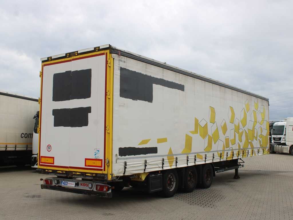 Kögel SN24, LOWDECK, SAF, MULTILOCK, LIFTING AXLE, LIFTING ROOF - Брезентово полуремарке: снимка 4 Kögel SN24, LOWDECK, SAF, MULTILOCK, LIFTING AXLE, LIFTING ROOF - Брезентово полуремарке: снимка 4