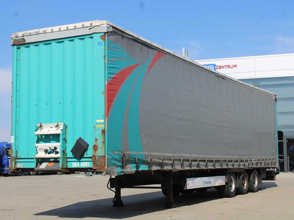 Krone SD 04, LOWDECK, LIFTING AXLE, LIFT ROOF - Брезентово полуремарке: снимка 1 Krone SD 04, LOWDECK, LIFTING AXLE, LIFT ROOF - Брезентово полуремарке: снимка 1