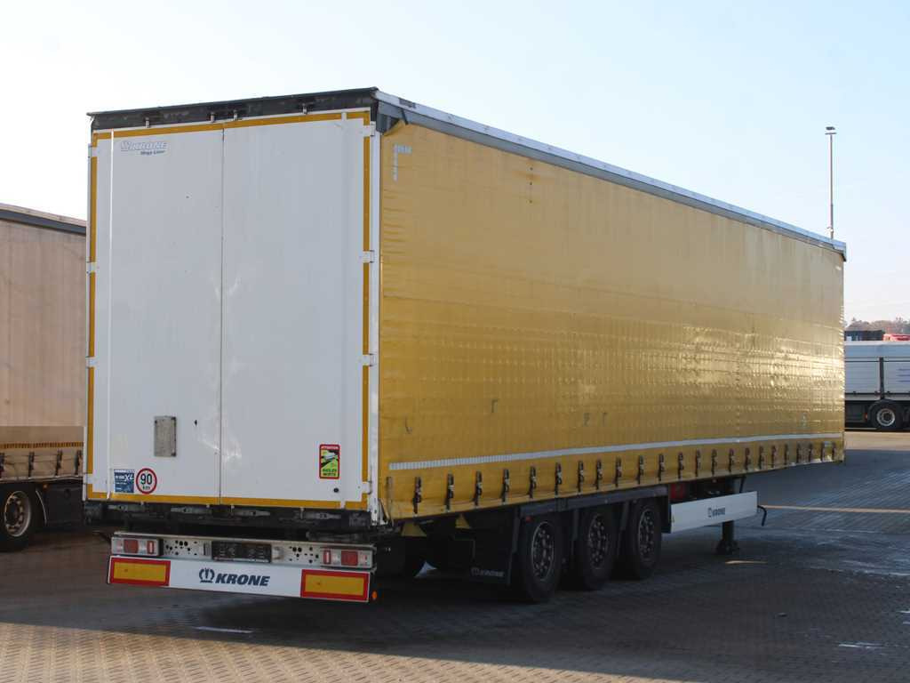 Krone SD, LOWDECK, LIFTING AXLE, LIFTING ROOF, MULTILOCK - Брезентово полуремарке: снимка 4 Krone SD, LOWDECK, LIFTING AXLE, LIFTING ROOF, MULTILOCK - Брезентово полуремарке: снимка 4